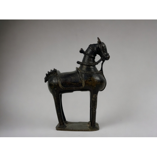 A bronze Horse figure.India, 19th