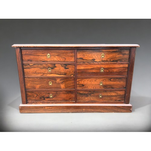 A Victorian Rosewood veneered Collectors