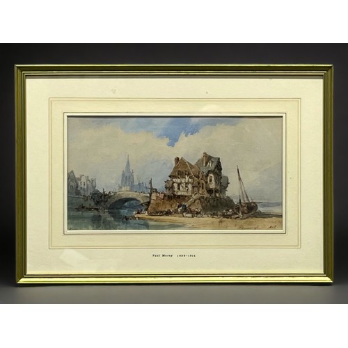 A Paul Marny Watercolour (1829-1914)