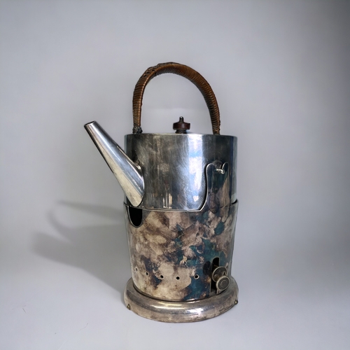 A VICTORIAN ELECTROPLATE KETTLE