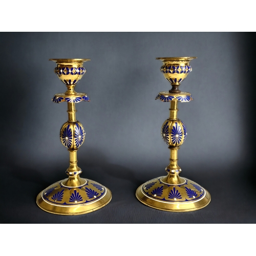 A pair of Victorian Elkington Gilt