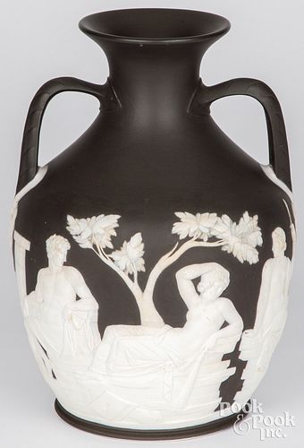 WEDGWOOD BLACK JASPERWARE PORTLAND