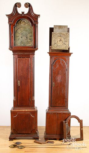 TALL CLOCK CASES, WORKS, PARTS,