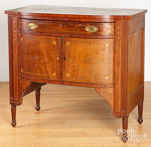 SHERATON STYLE INLAID MAHOGANY