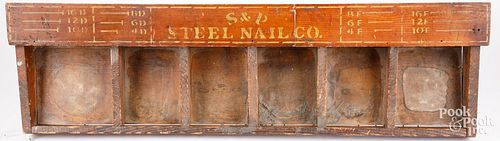 S & P STEEL NAIL STENCILED PINE