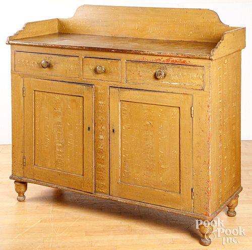 PENNSYLVANIA PAINTED PINE SIDEBOARD,