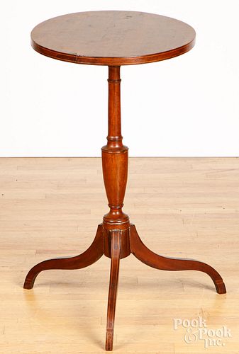 FEDERAL CHERRY CANDLESTAND, EARLY