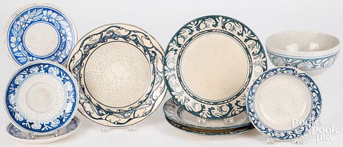 DEDHAM POTTERY PLATES AND BOWLSDedham