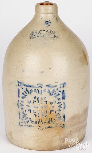 PENNSYLVANIA STONEWARE JUG, 19TH