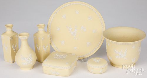 WEDGWOOD YELLOW JASPERWAREWedgwood