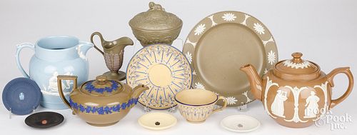 ASSORTED WEDGWOOD JASPERWARE, DRABWARE,