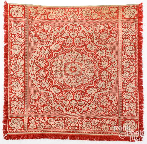 PENNSYLVANIA RED AND WHITE JACQUARD