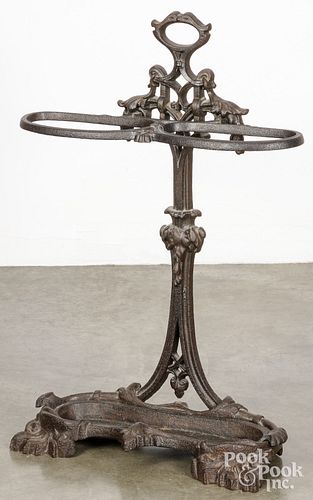 VICTORIAN CAST IRON UMBRELLA STANDVictorian