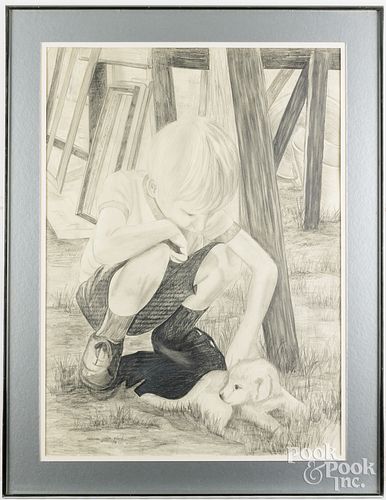 REBECCA YATES SHORB, LARGE CHARCOAL