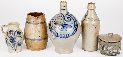 MISCELLANEOUS STONEWARE, 19TH C.Miscellaneous