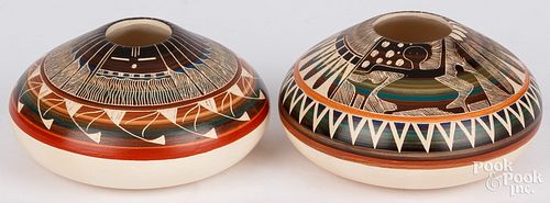 TWO NORMAN LANSING UTE INDIAN POTTERY