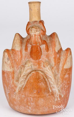 CONTEMPORARY MOCHE POTTERY STIRRUP