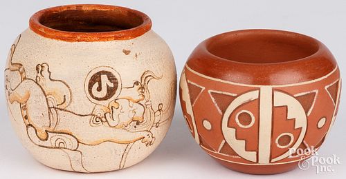 TWO CONTEMPORARY PIECES OF TRIBAL