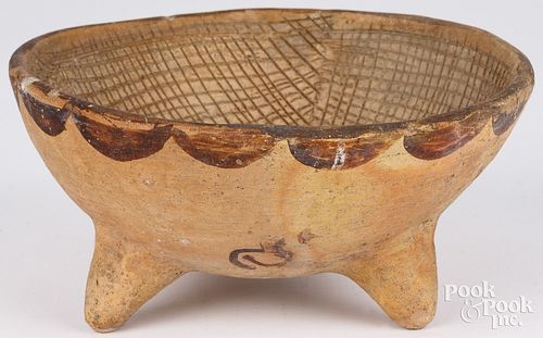 PRE-COLUMBIAN TRI-FOOTED POTTERY