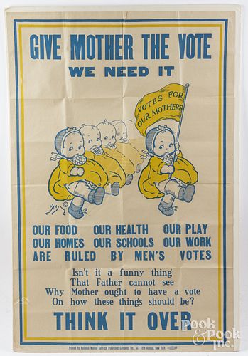 RARE WOMEN'S SUFFRAGE POSTERRare