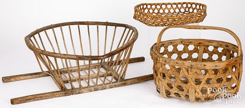 WINDSOR CHEESE BASKET, TOGETHER WITH