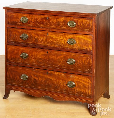 PENNSYLVANIA FEDERAL WALNUT CHEST