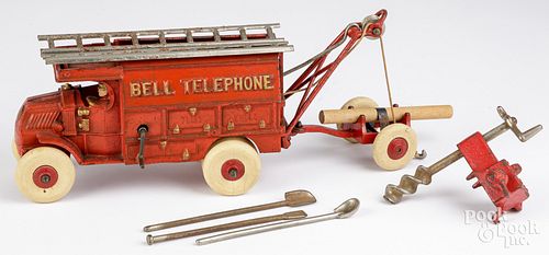 HUBLEY CAST IRON BELL TELEPHONE