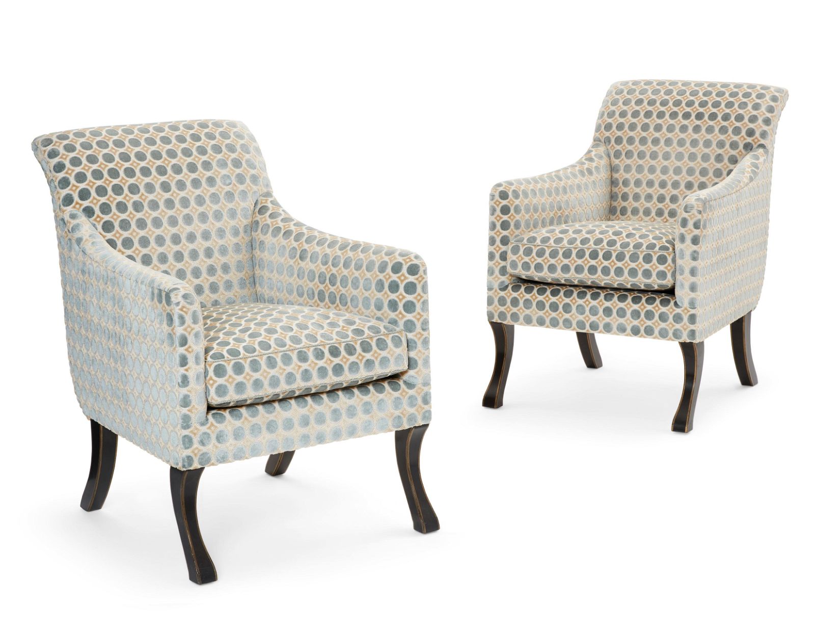 A PAIR OF ROSE TARLOW REGENCY ARMCHAIRSA