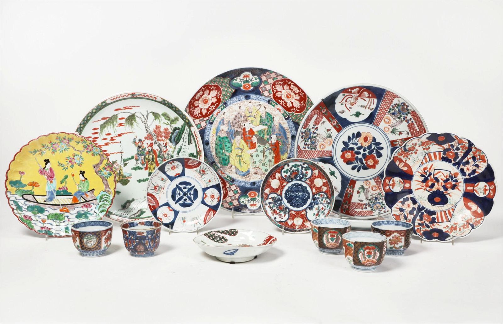 14 PIECES OF JAPANESE PORCELAIN