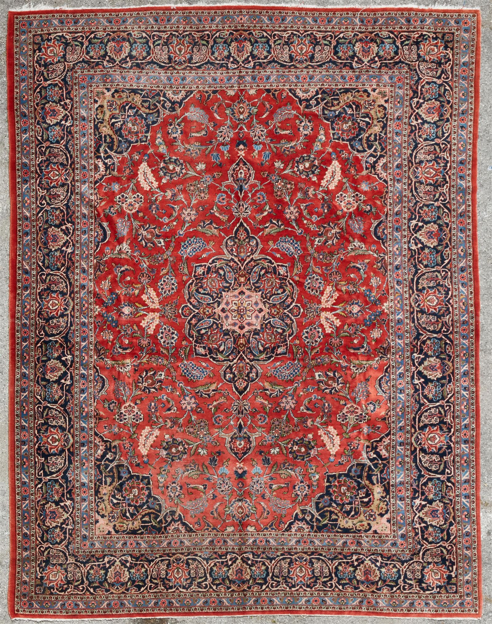A KASHAN CARPETA Kashan carpetapproximately