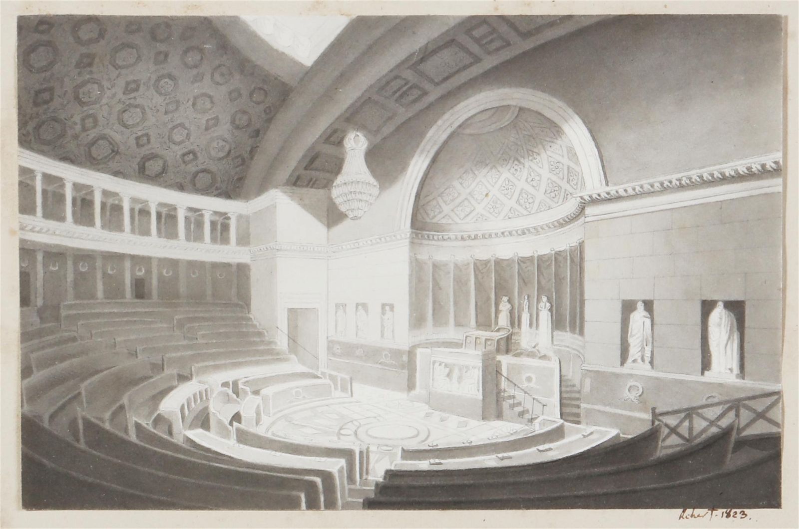 CHARLES ASCHER, INTERIOR OF CLASSICAL