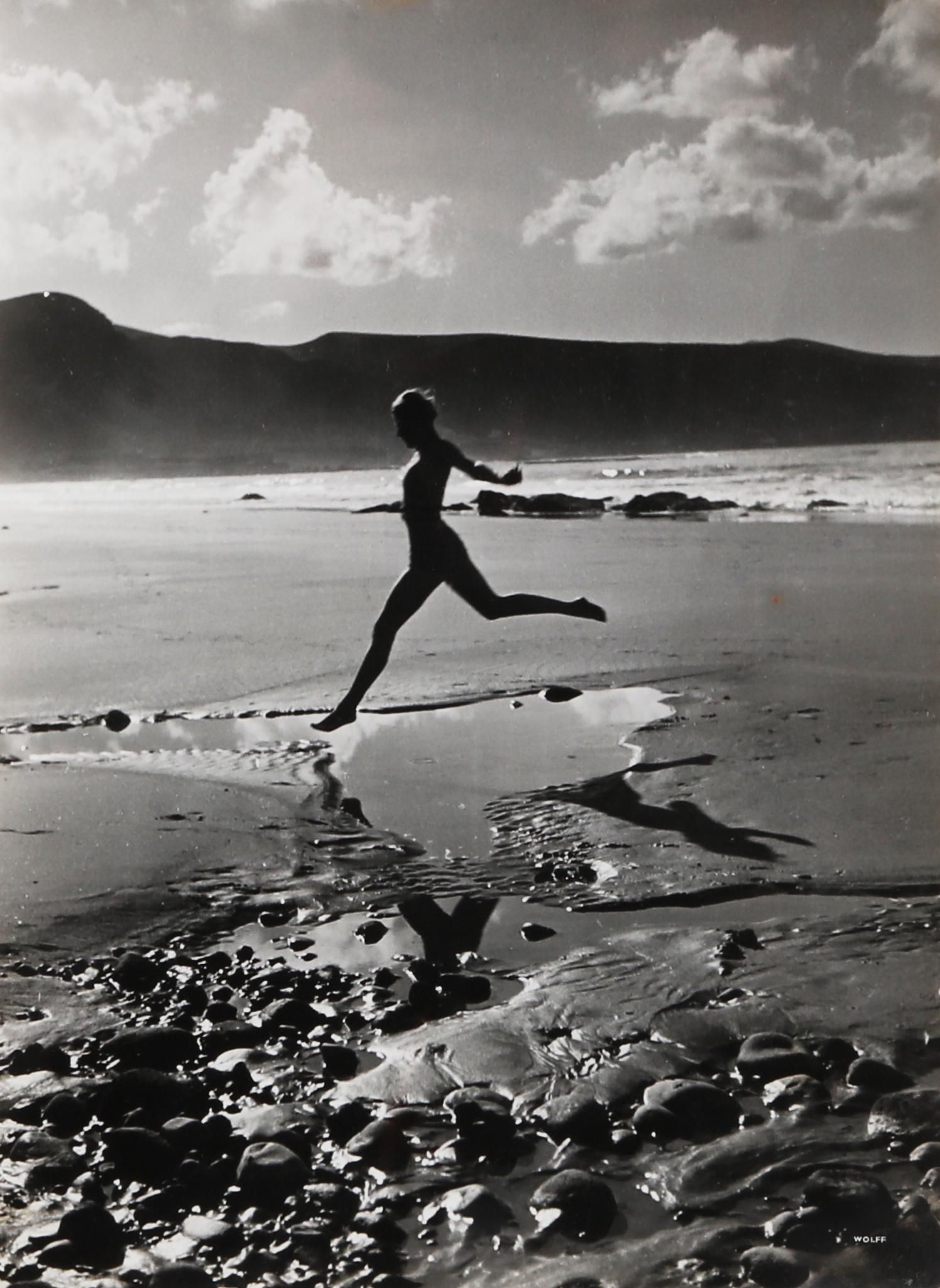 PAUL WOLFF, GIRL ON A BEACH, VOGUE