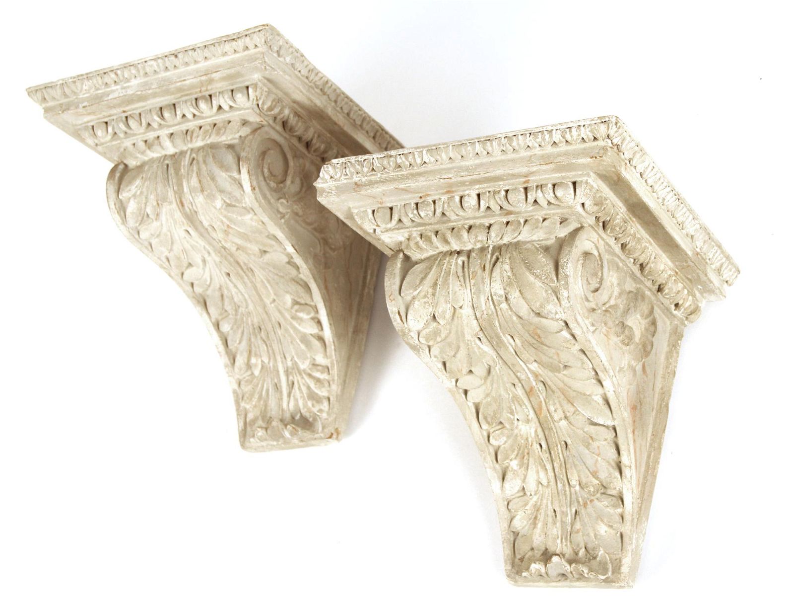 A PAIR OF GEORGE III STYLE PLASTER