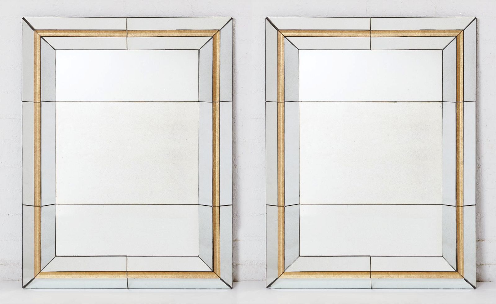 A PAIR OF VENETIAN STYLE MIRRORSA