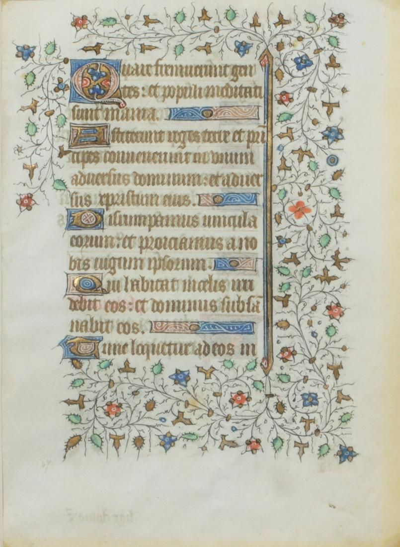 CONTINENTAL ILLUMINATED MANUSCRIPT