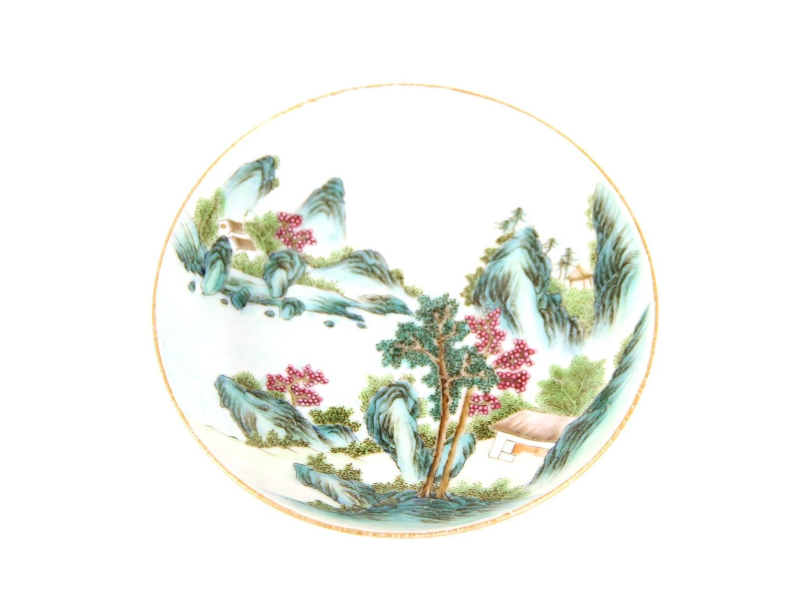 A CHINESE PORCELAIN POLYCHROME