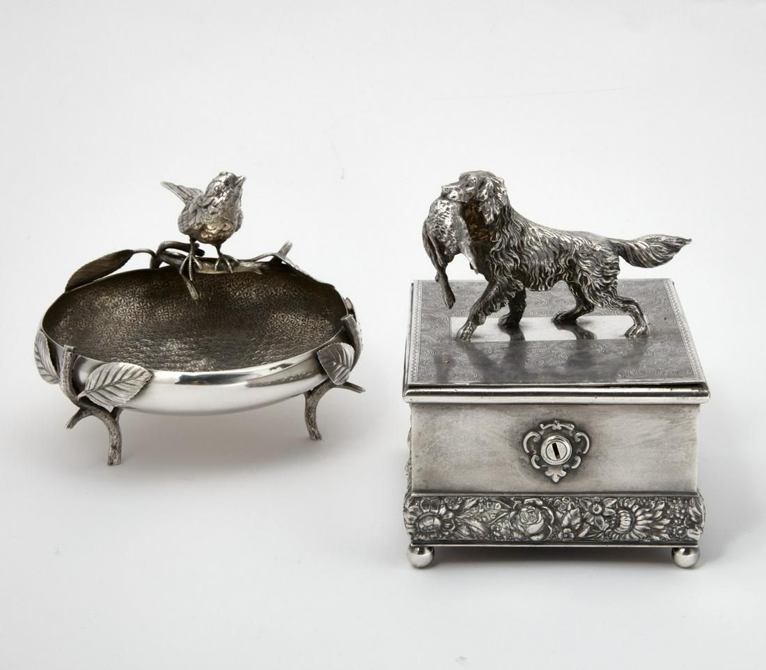 TWO AMERICAN SILVERPLATE TABLEWARESTwo