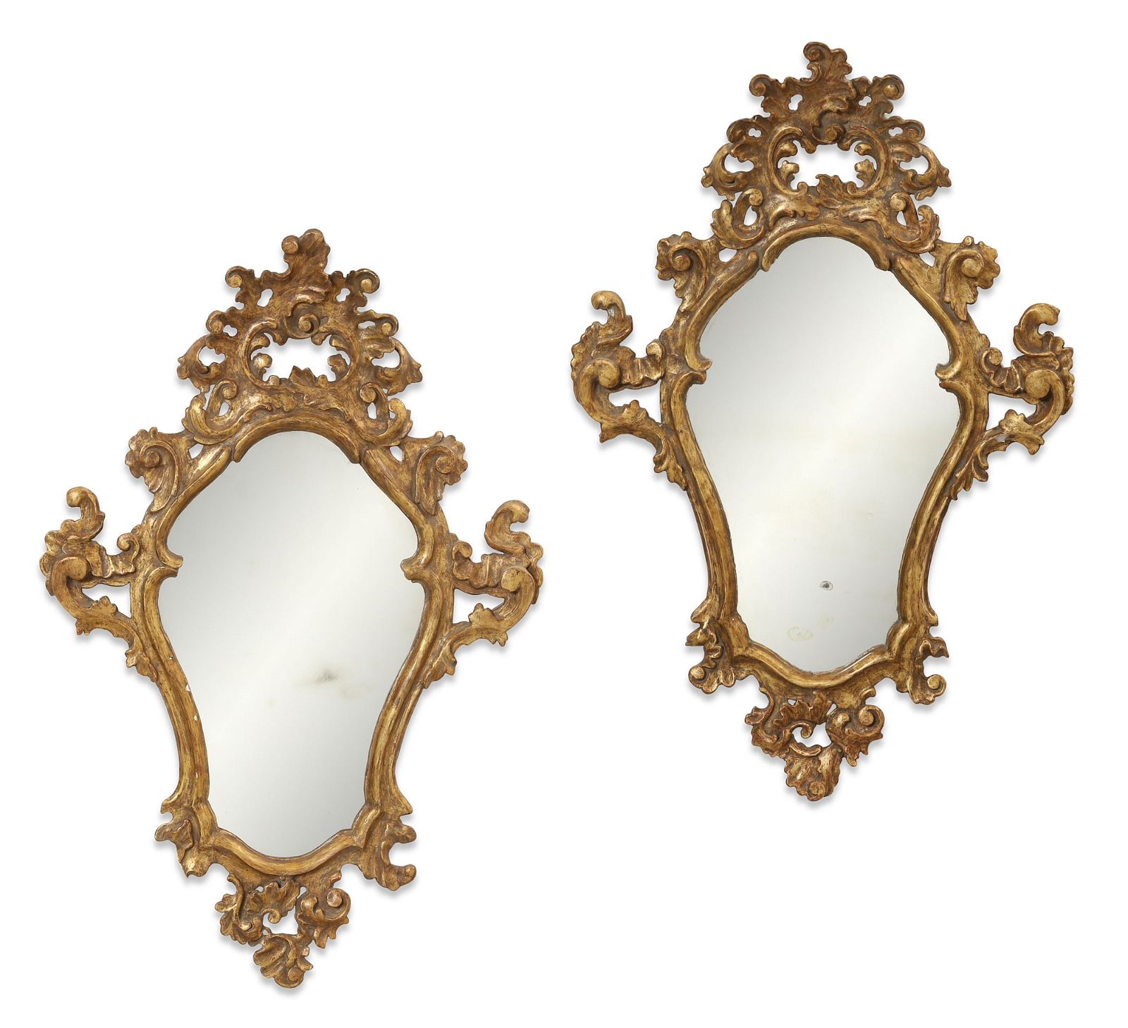 A PAIR OF VENETIAN ROCOCO STYLE