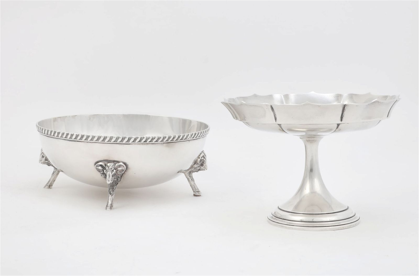 TWO GORHAM STERLING SILVER BOWLS,