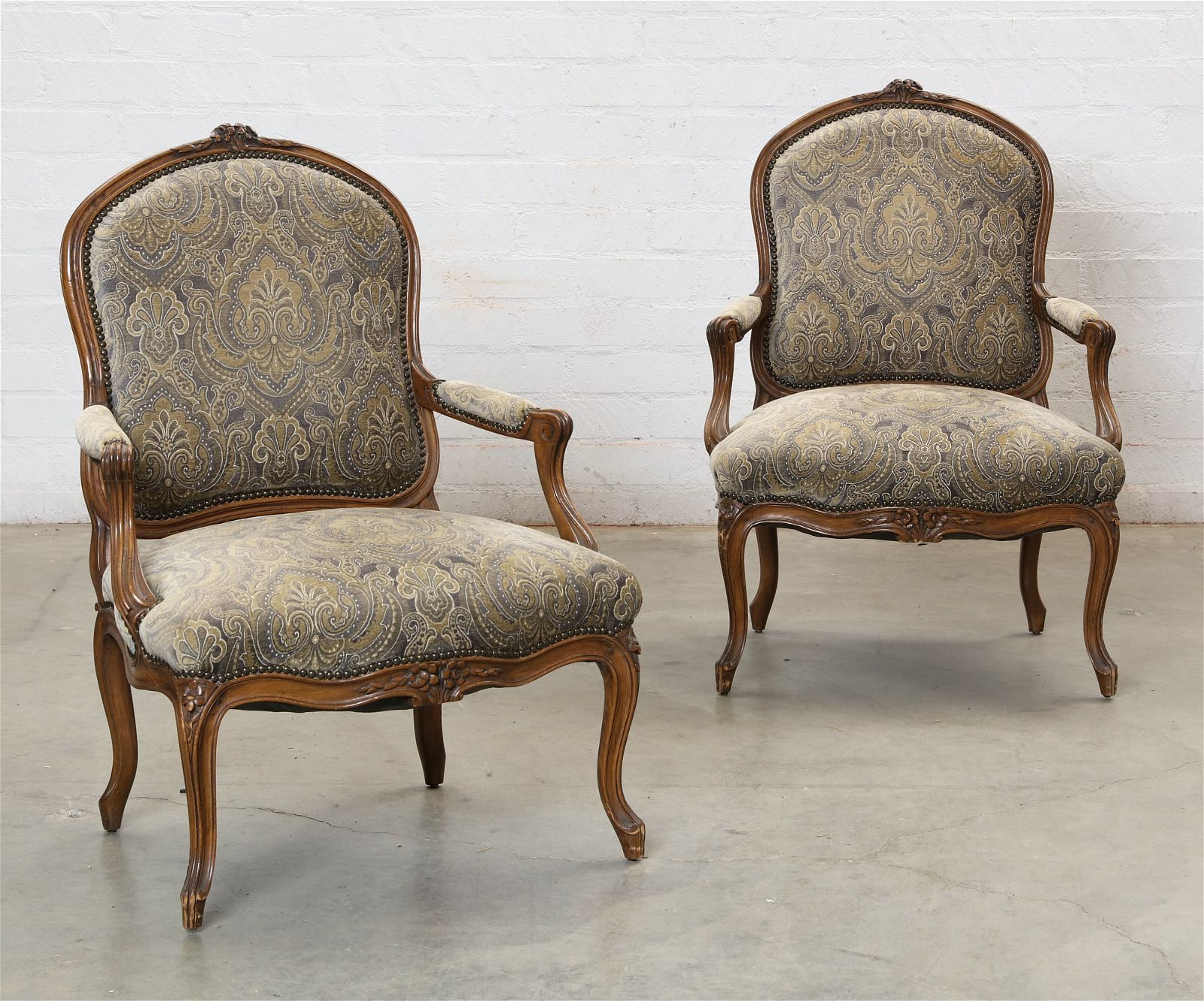 A PAIR OF LOUIS XV STYLE  BEECHWOOD