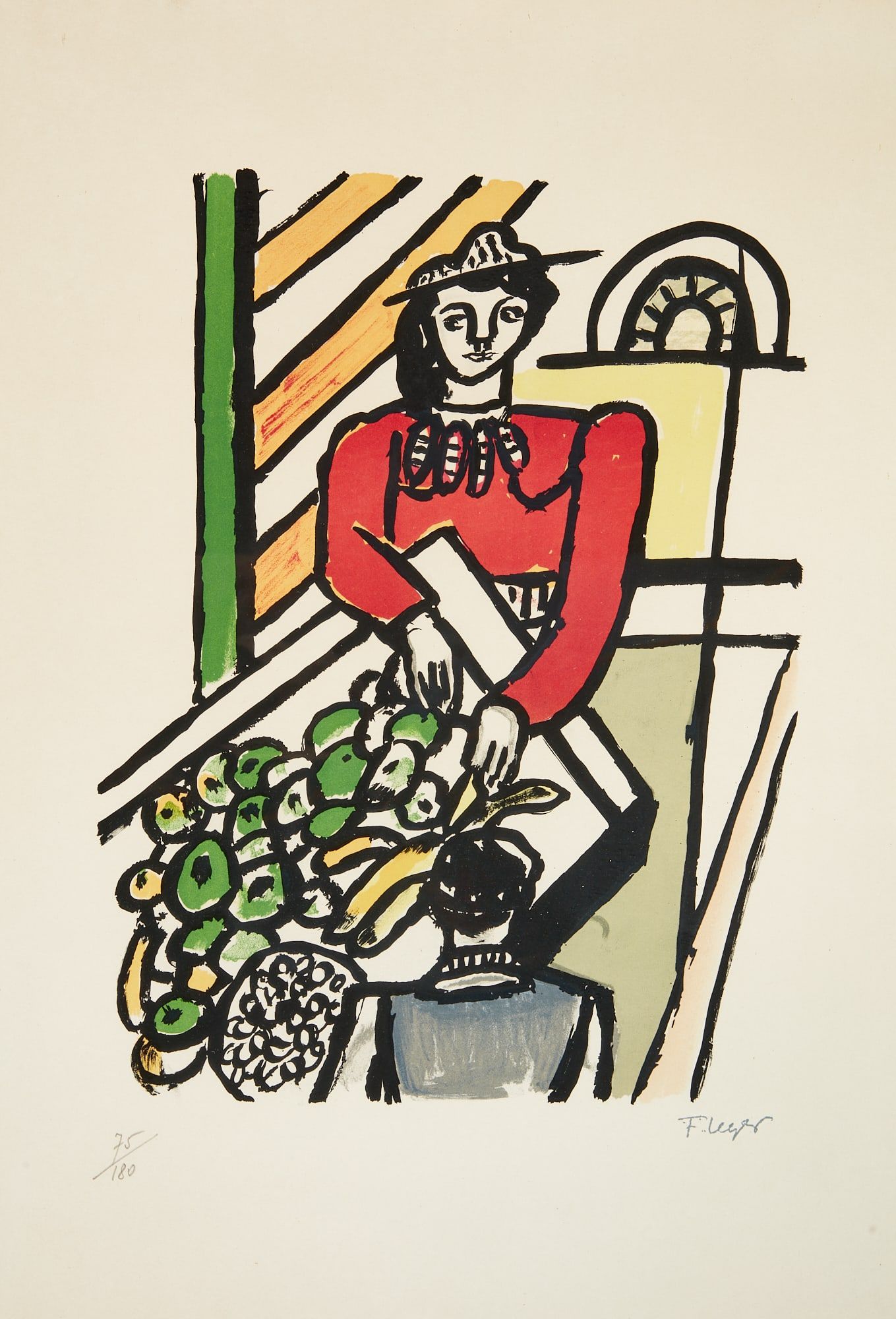 AFTER FERNAND LEGER, MARCHANDE