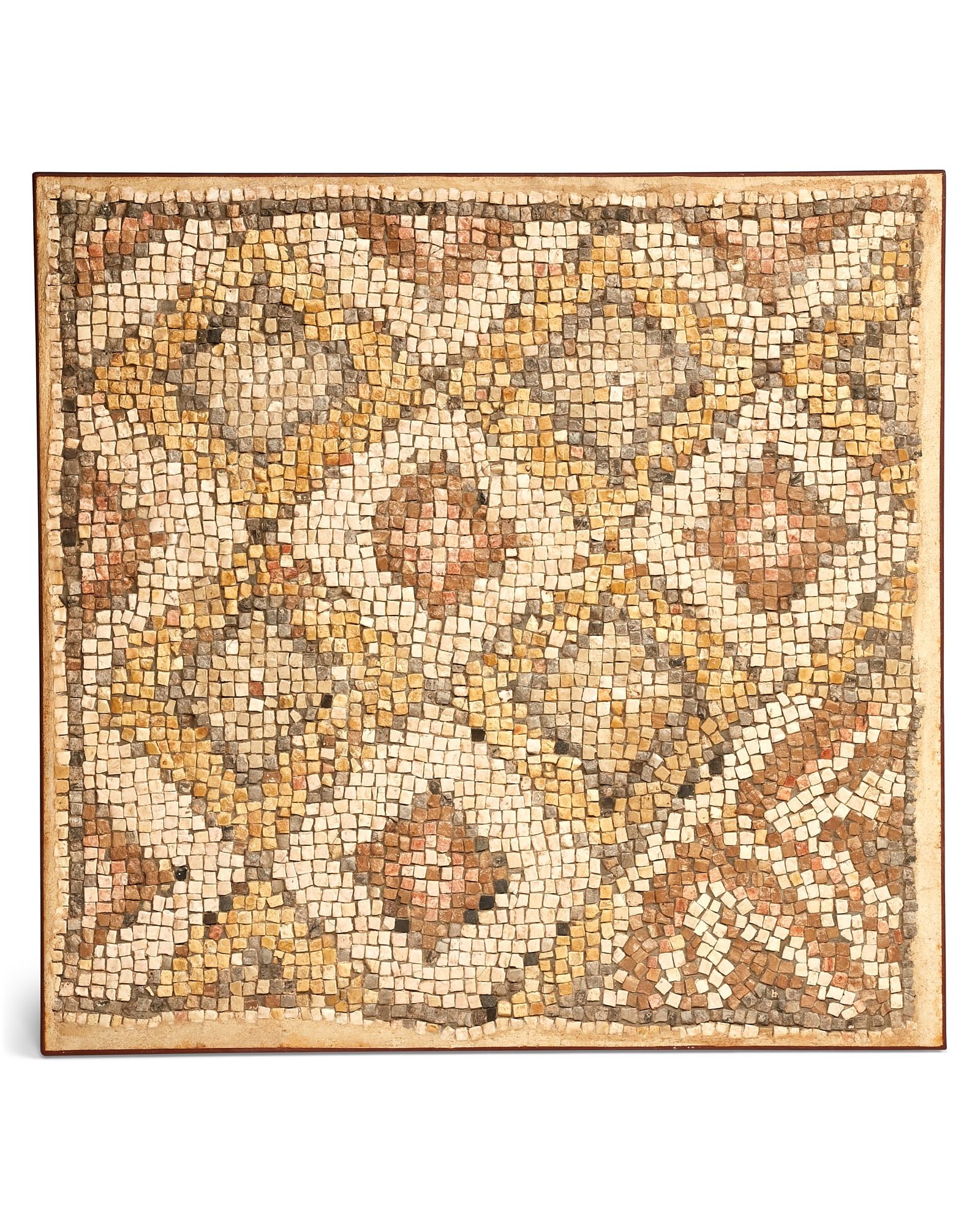 A ROMAN GEOMETRIC MOSAIC PANELA