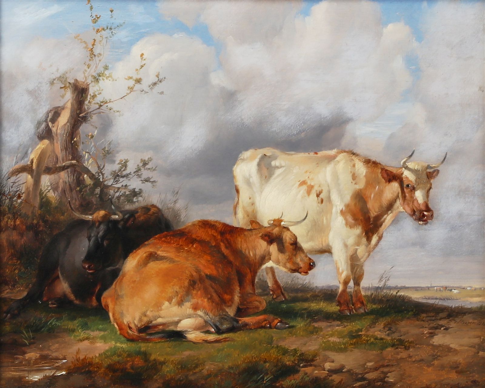 THOMAS SIDNEY COOPER, COWS IN AN