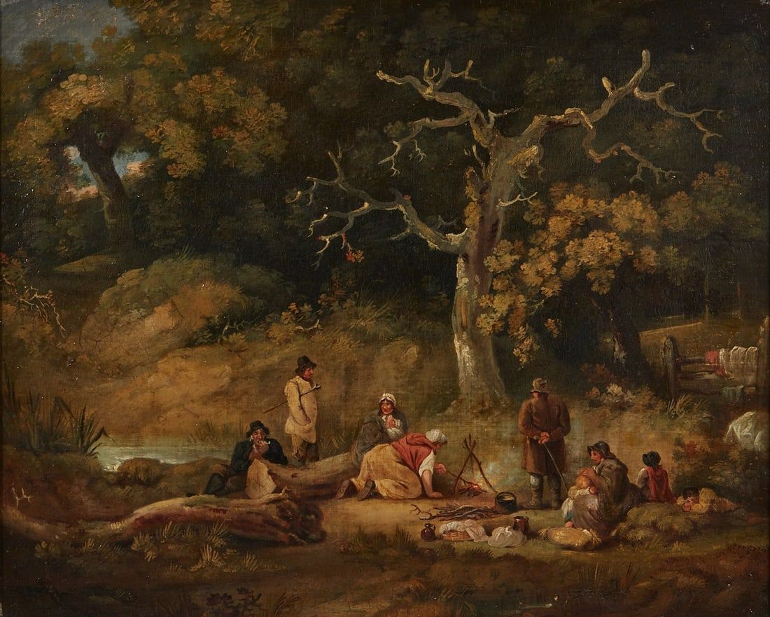 ATTR GEORGE MORLAND, FIGURES IN