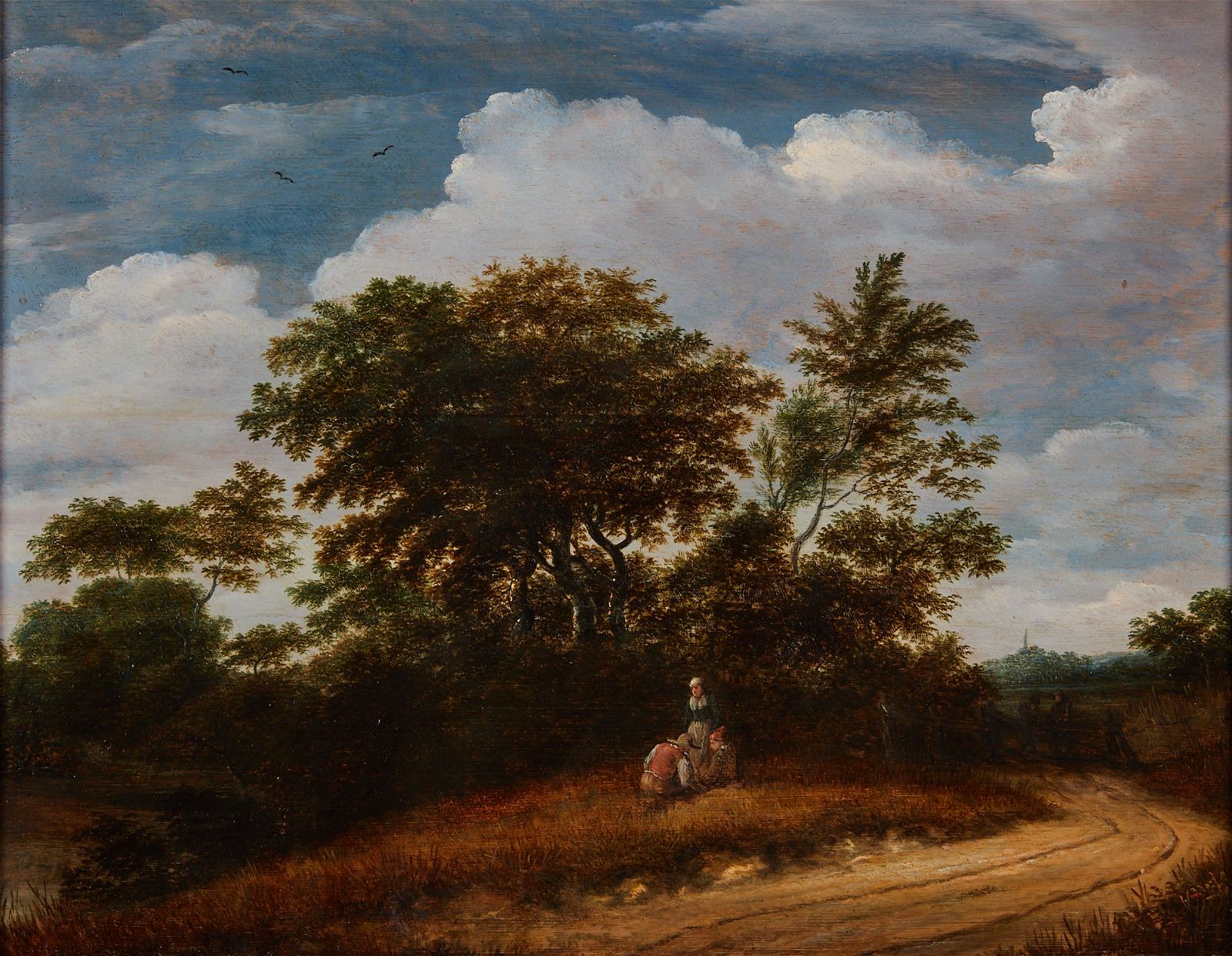 DUTCH SCHOOL, COUNTRY LANDSCAPE WITH