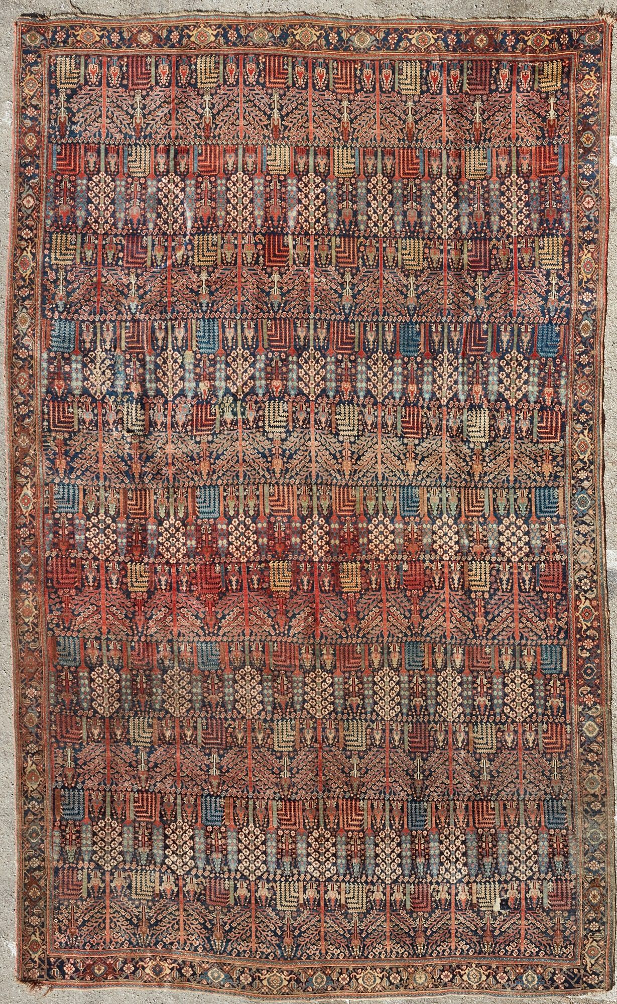 A PERSIAN CARPETA Persian carpetdimensions