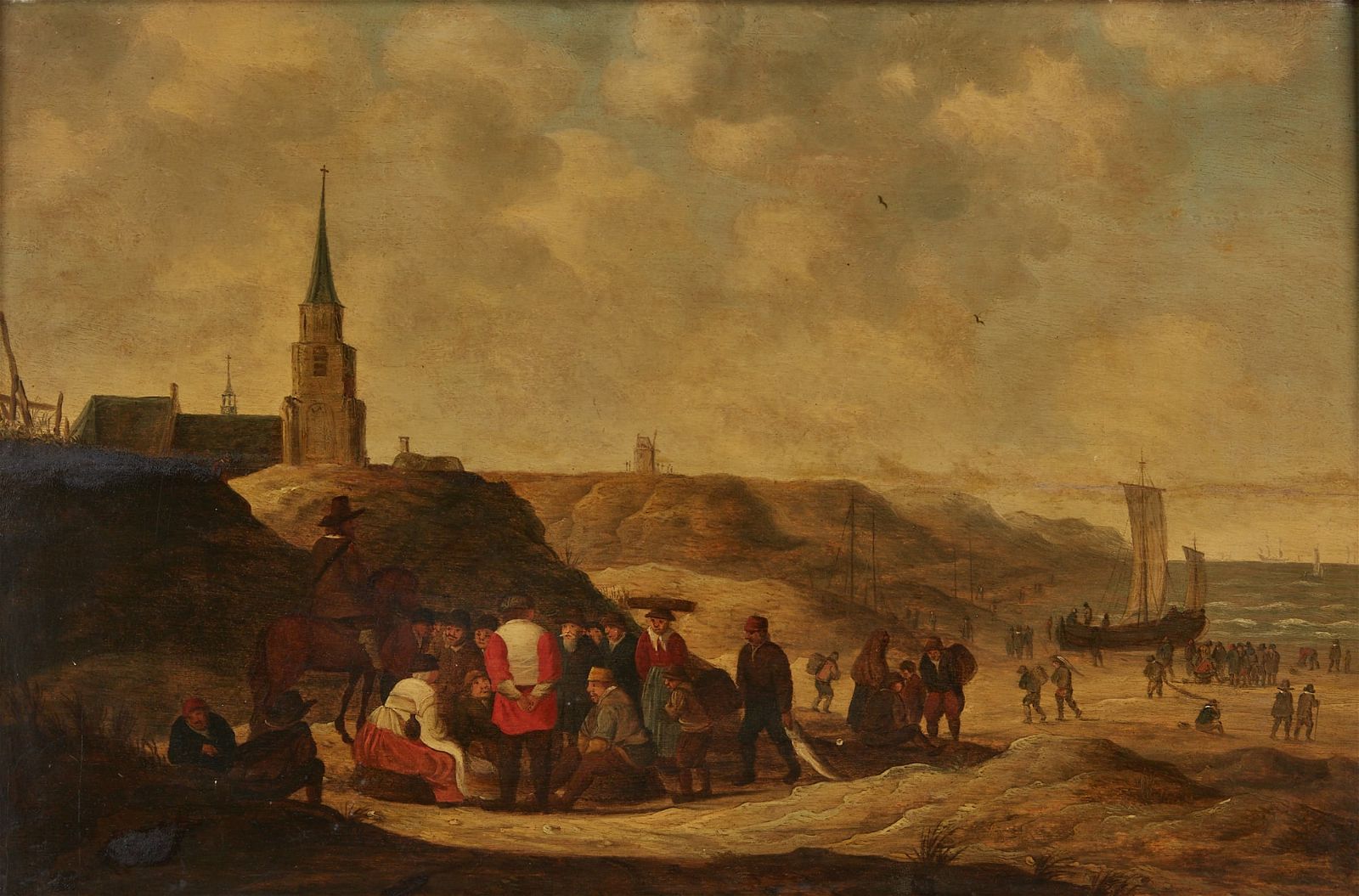 DUTCH SCHOOL, COASTAL LANDSCAPE