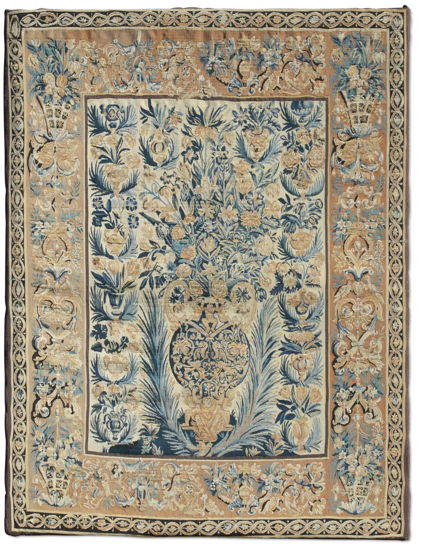 A CONTINENTAL BAROQUE STYLE NEEDLEWORK