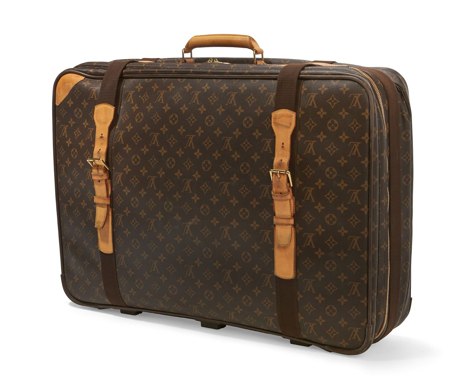 A LOUIS VUITTON SOFT SIDED SUITCASEA
