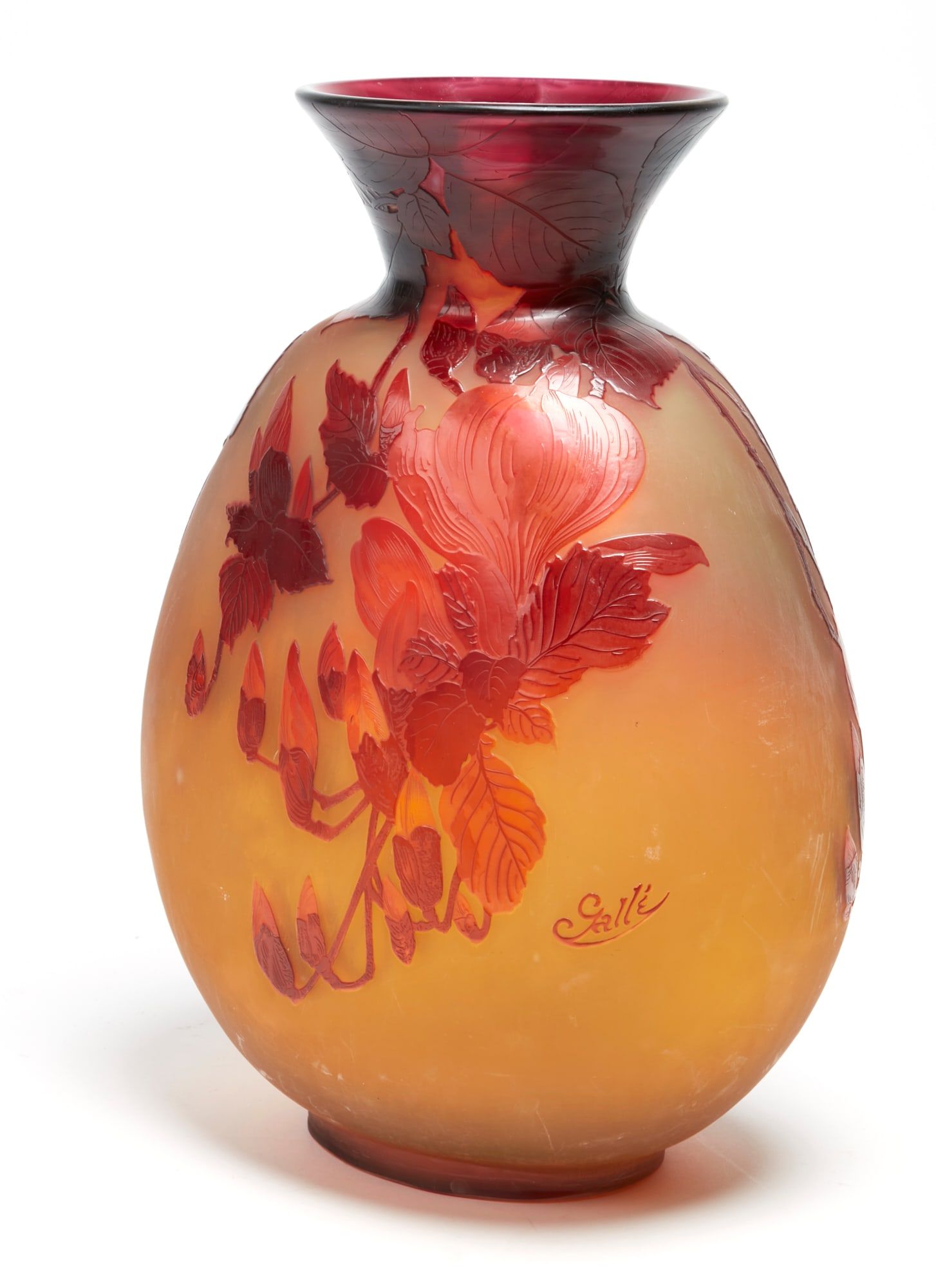 A GALLE CAMEO GLASS VASEA Galle